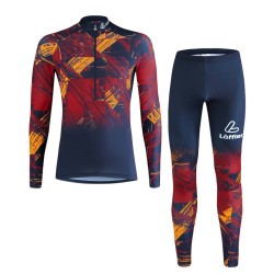 Löffler Langlauf ski suit WorldCup 2024 donkerblauw